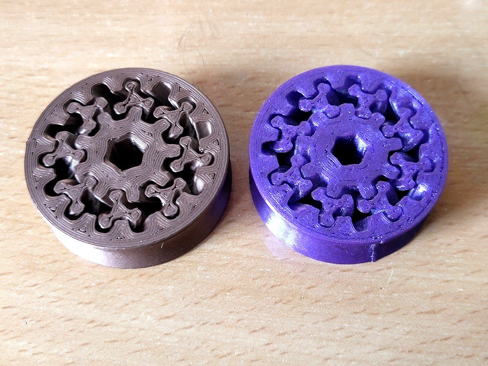 Zupčanici za smirenje, igračka za ruke – 3D štampano