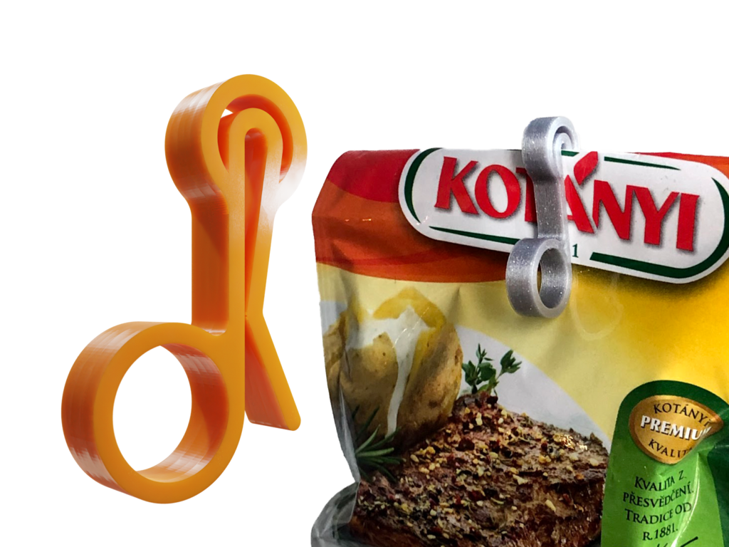 Mala spona za pakovanja začina – 3D štampano