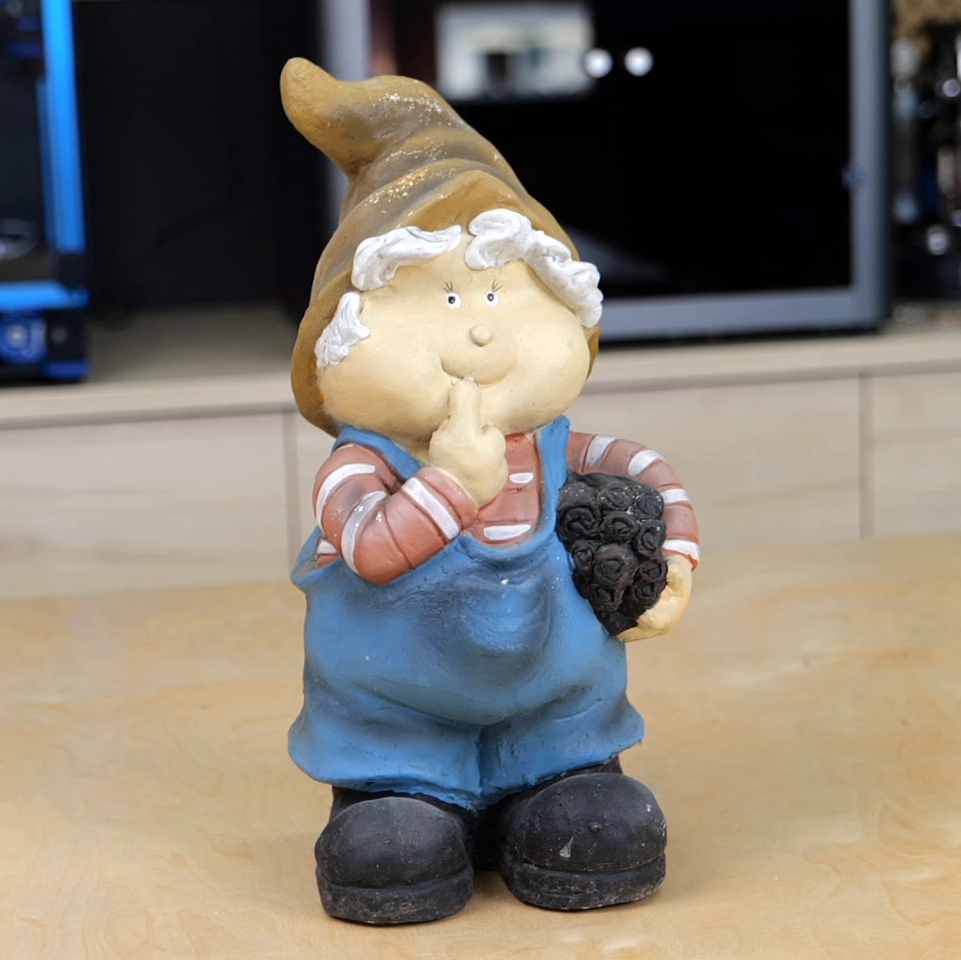 Patuljak za ukras u bašti – 3D štampano