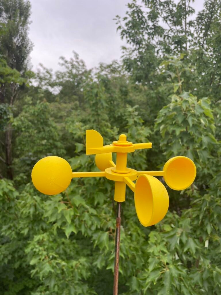 Mjerilica vjetra za baštu i dvorište – 3D štampano