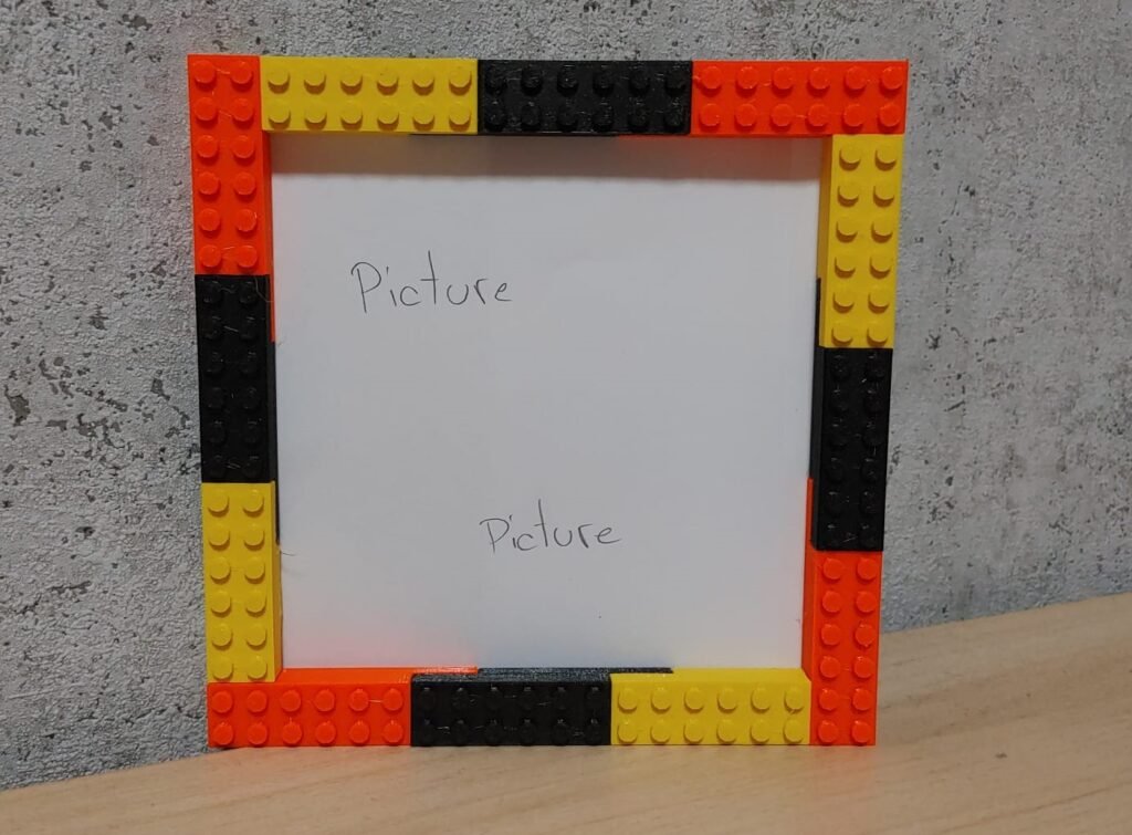 Okvir za fotografije od Lego kocki – 3D štampano