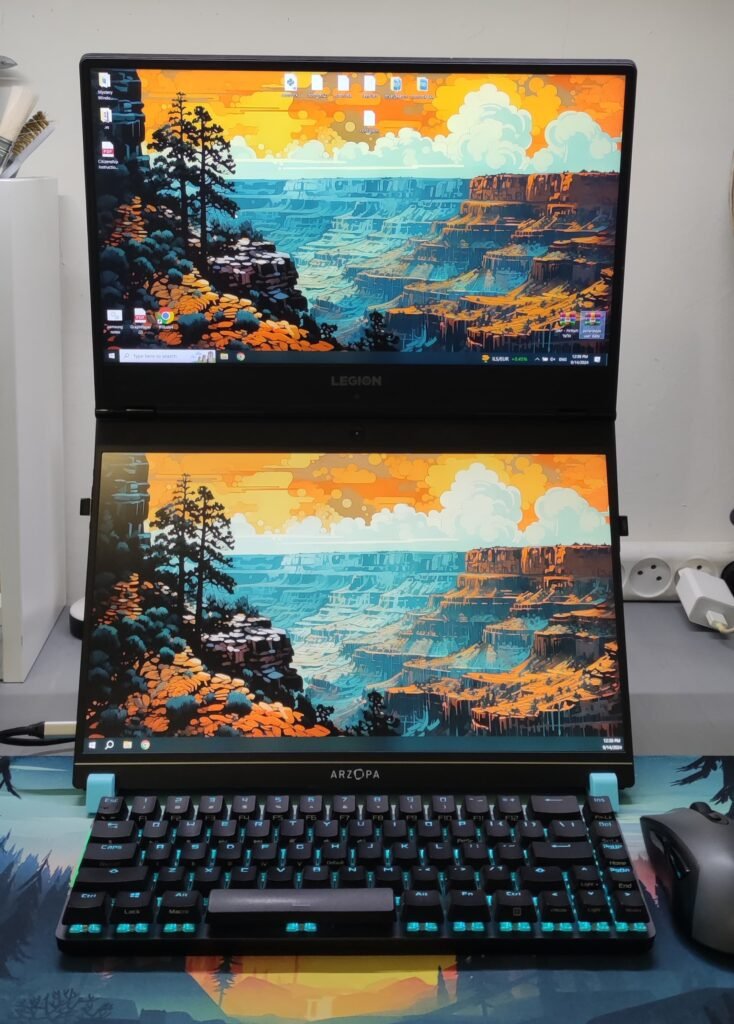 Držač za laptop i prenosni monitor – 3D štampano