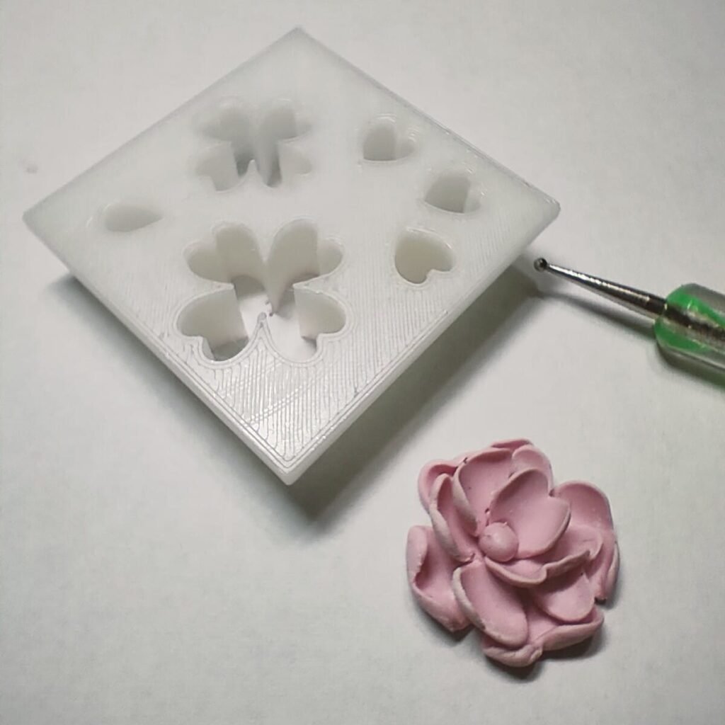 Modla za cvjetne latice od gline – 3D štampano