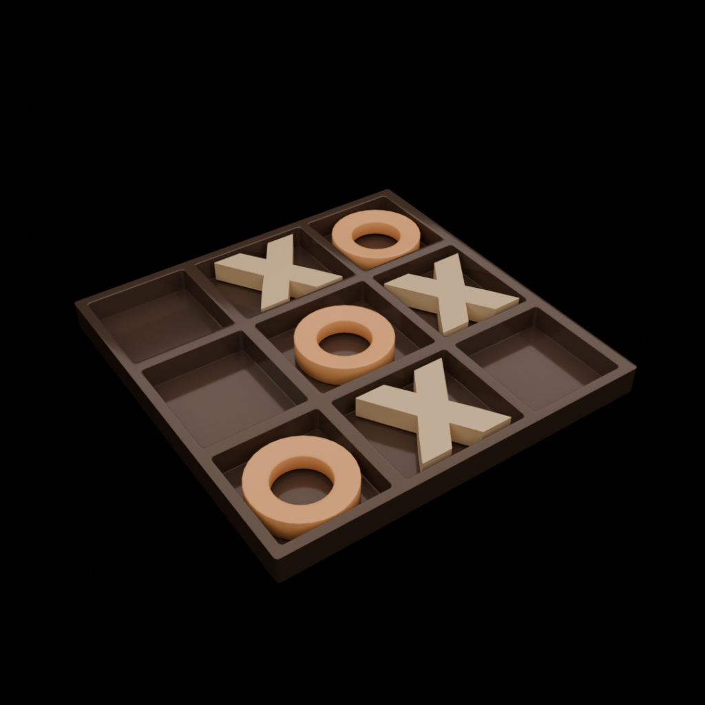 Moderni set za igru XOX – 3D štampano