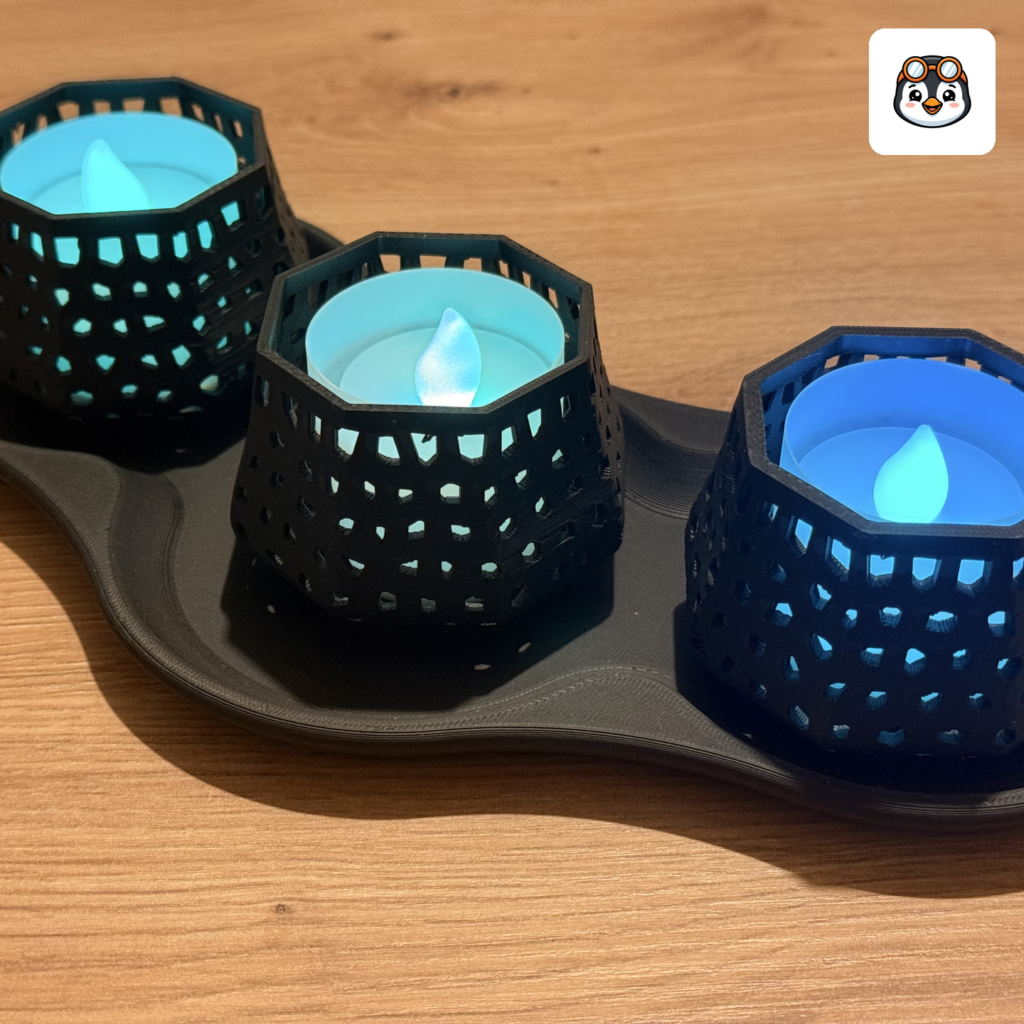 Svijećnjaci Void Glow sa postoljem
