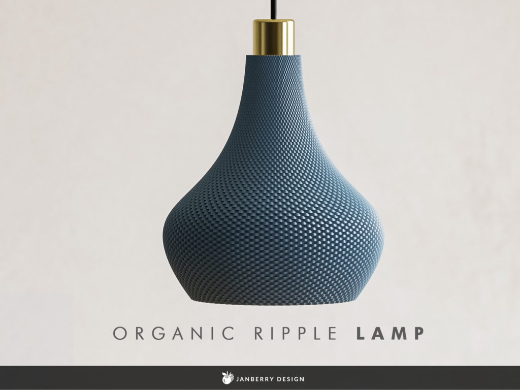 Lampa valovita organska